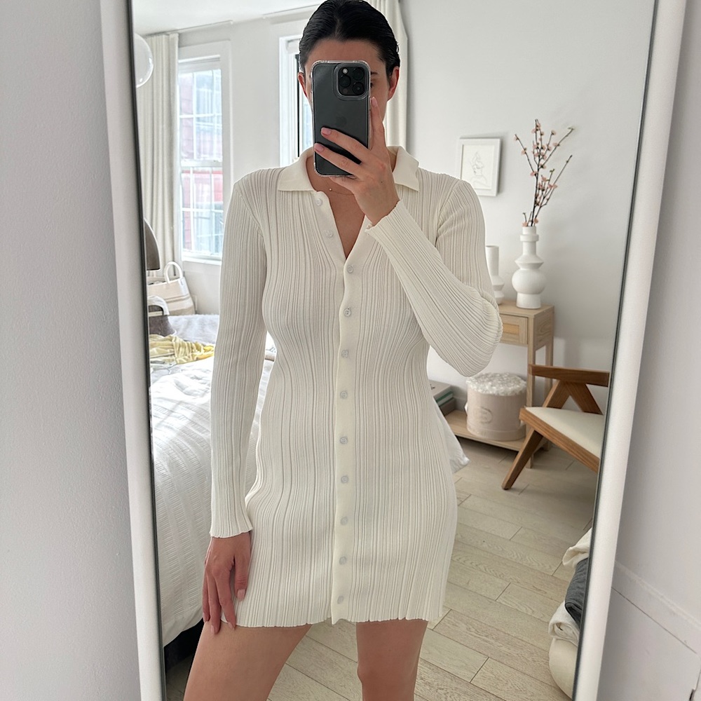 Style addict knit mini dress - tag partially still on! Never worn